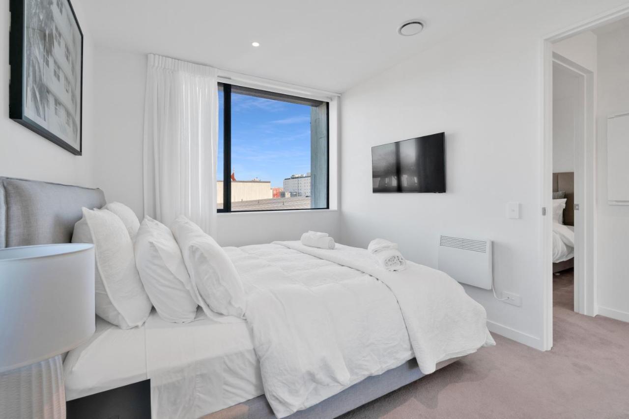 Top Floor Luxury City Central W Sunny Balcony Christchurch Kültér fotó
