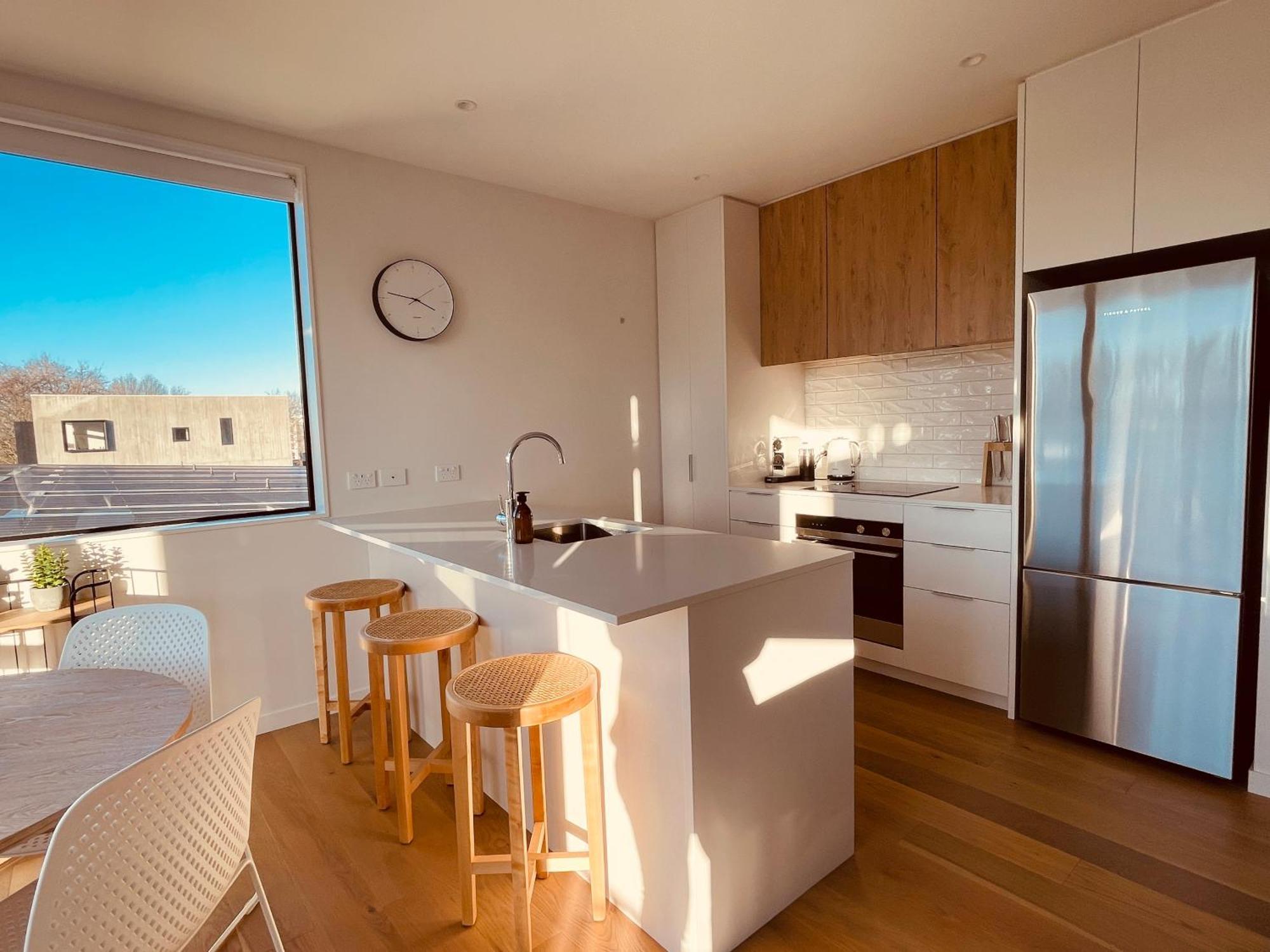 Top Floor Luxury City Central W Sunny Balcony Christchurch Kültér fotó